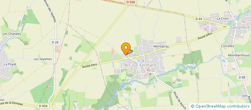 localisation de l'entreprise IMMO CAP INVEST  ARS-SUR-FORMANS