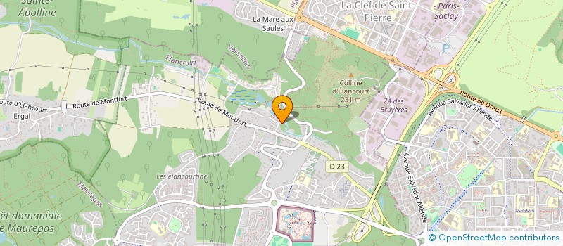 localisation de l'entreprise IMMO CAP TUILERIES  ELANCOURT