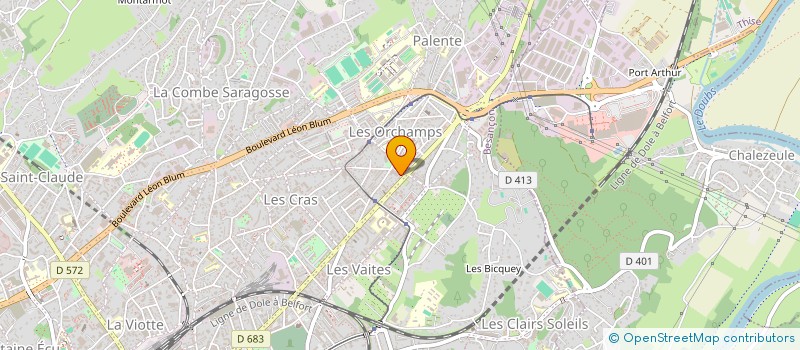 localisation de l'entreprise IMMO CAPBRETON à BESANCON
