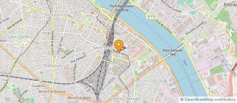 localisation de l'entreprise IMMO CARE  BORDEAUX