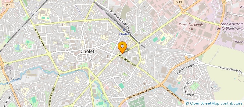 localisation de l'entreprise IMMO CARNOT à CHOLET