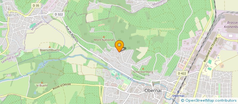 localisation de l'entreprise IMMO CARRE  OBERNAI