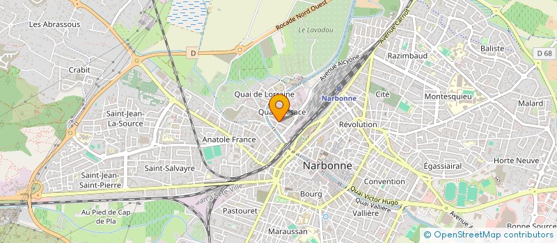 localisation de l'entreprise IMMO CARS  NARBONNE