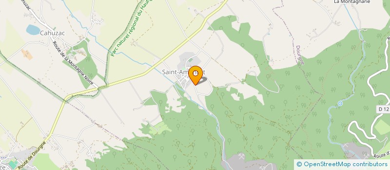 localisation de l'entreprise IMMO CASTRES SAD  SAINT-AMANCET