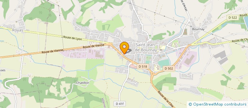 localisation de l'entreprise IMMO CBF  SAINT-JEAN-DE-BOURNAY