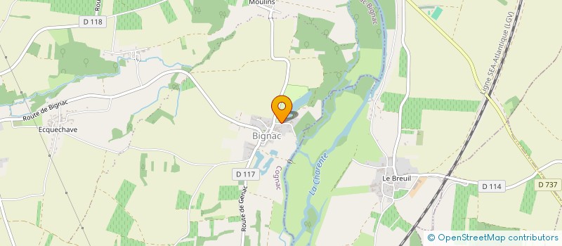 localisation de l'entreprise IMMO CDL VANMARCKE à GENAC-BIGNAC