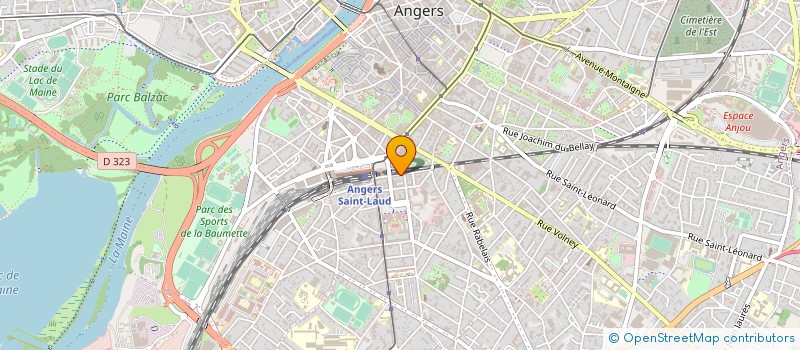 localisation de l'entreprise IMMO-CENTRE à ANGERS