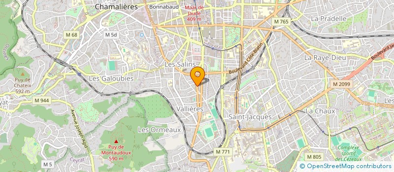 localisation de l'entreprise IMMO-CENTRE C.L.C. à CLERMONT-FERRAND
