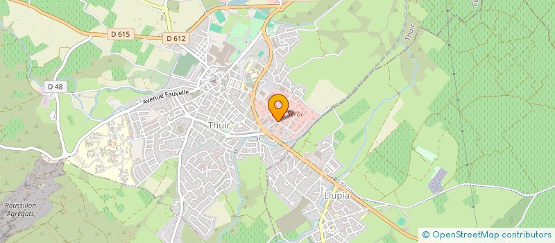 localisation de l'entreprise IMMO CGH  THUIR