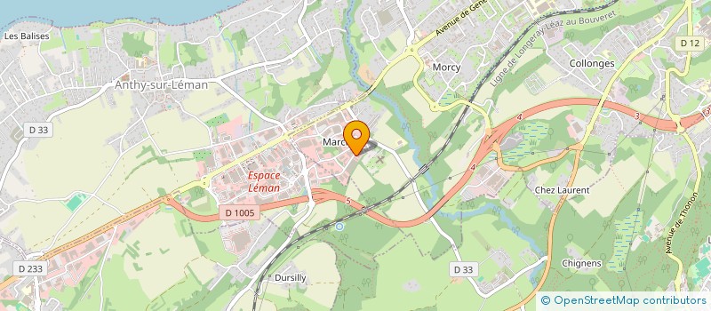 localisation de l'entreprise IMMO CH  THONON-LES-BAINS