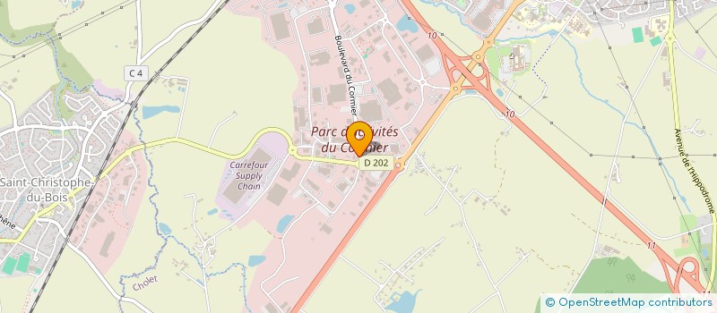 localisation de l'entreprise IMMO-CHALL à CHOLET