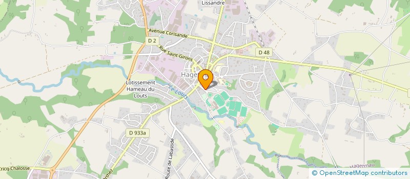 localisation de l'entreprise IMMO CHALOSSE  HAGETMAU