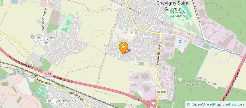 localisation de l'entreprise IMMO CHANGE  CHEVIGNY-SAINT-SAUVEUR