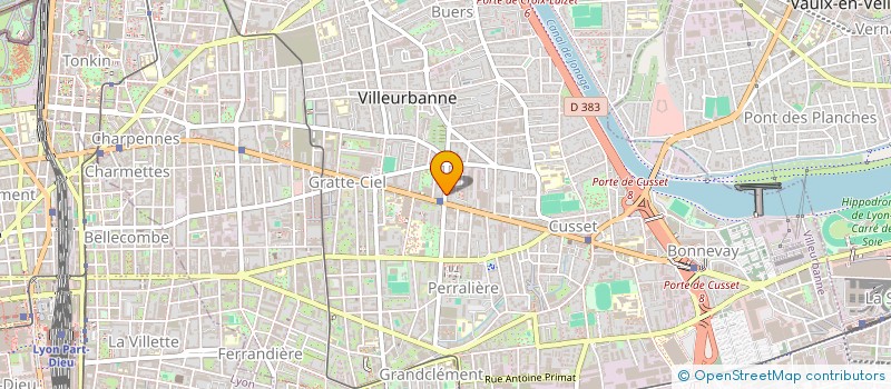 localisation de l'entreprise IMMO CHEK  VILLEURBANNE