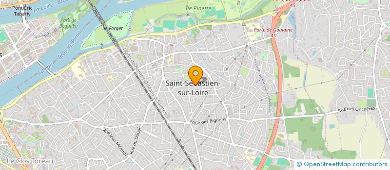 localisation de l'entreprise IMMO-CHIC à SAINT-SEBASTIEN-SUR-LOIRE