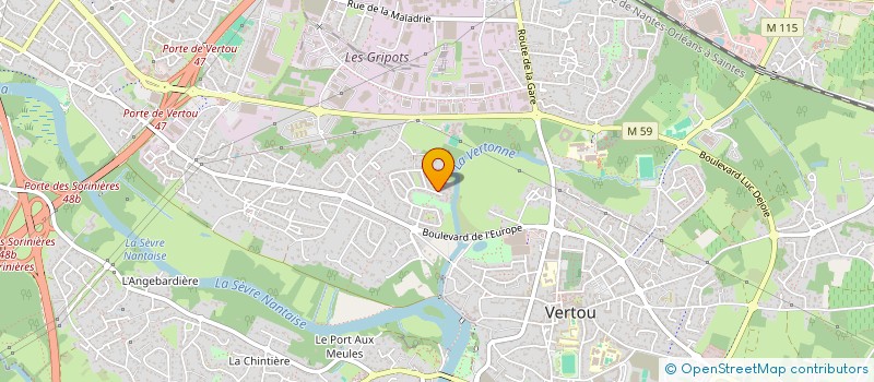 localisation de l'entreprise IMMO-CHIC - JAUNAIE  VERTOU