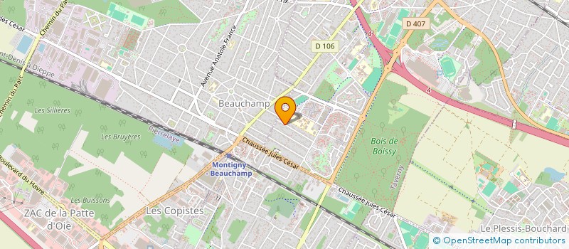 localisation de l'entreprise IMMO-CIBLE  TAVERNY