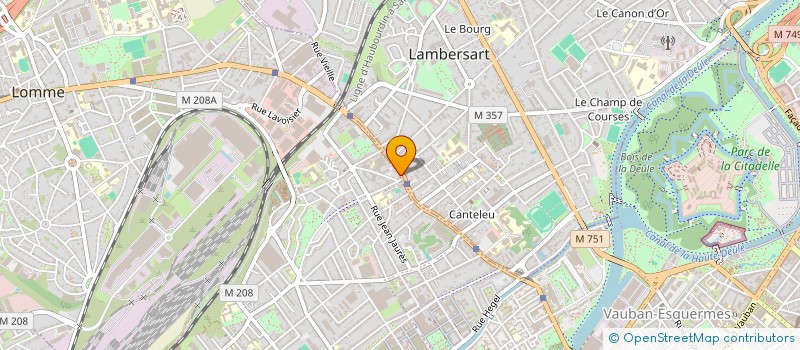 localisation de l'entreprise IMMO & CIE LOMME à LILLE