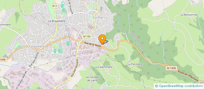 localisation de l'entreprise IMMO CINQ  SORBIERS