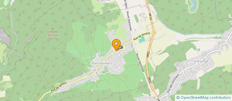 localisation de l'entreprise IMMO CINQ  PIERREVILLERS