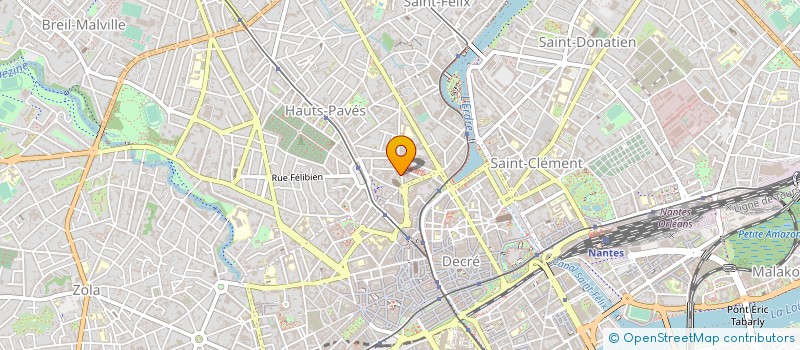localisation de l'entreprise IMMO CINQUE à NANTES