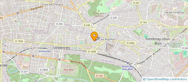 localisation de l'entreprise IMMO CL2E à VINCENNES