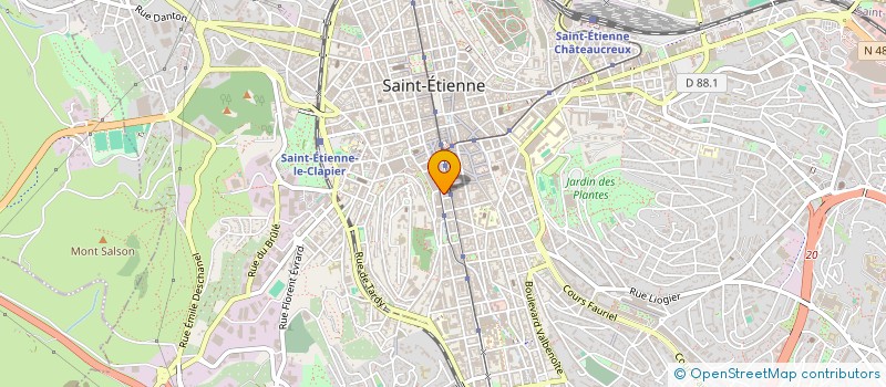 localisation de l'entreprise IMMO CLEA  SAINT-ETIENNE