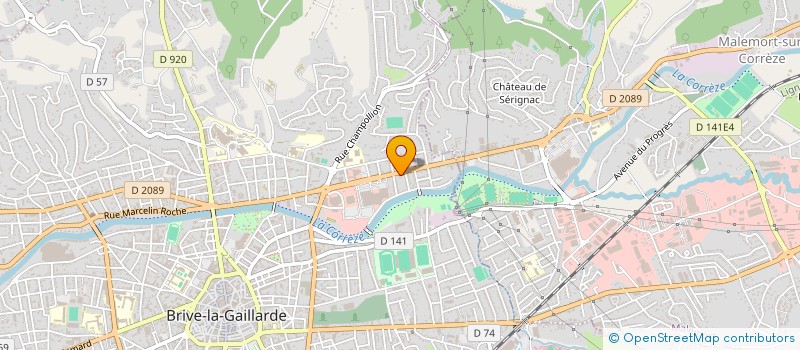 localisation de l'entreprise IMMO CLEAN 19 à BRIVE-LA-GAILLARDE