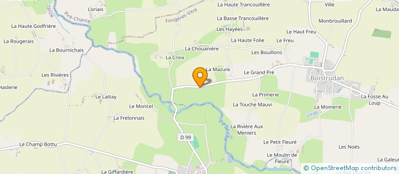 localisation de l'entreprise IMMO CLEF EN MAIN  BOISTRUDAN