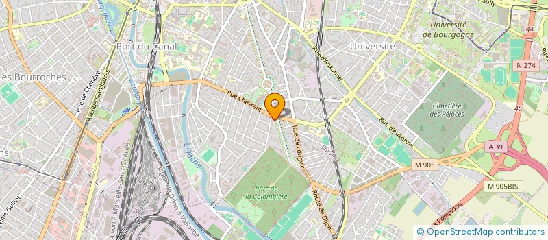 localisation de l'entreprise IMMO CLEOJEAN à DIJON