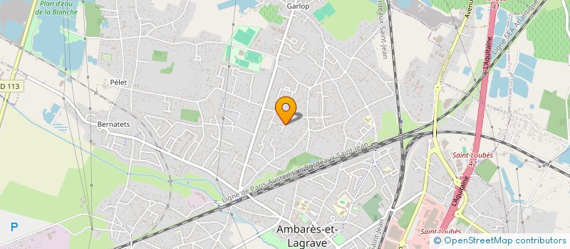 localisation de l'entreprise IMMO CM  AMBARES-ET-LAGRAVE