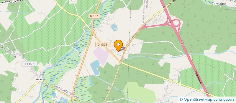 localisation de l'entreprise IMMO CM AQUITAINE  SAINT-AUBIN-DE-BLAYE