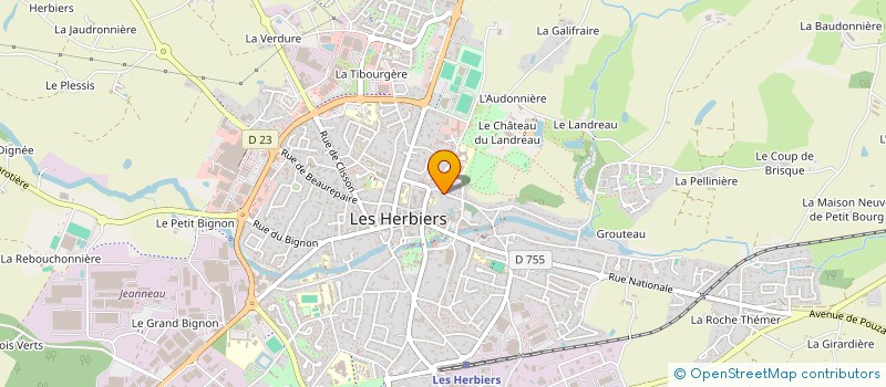 localisation de l'entreprise IMMO&CO à LES HERBIERS