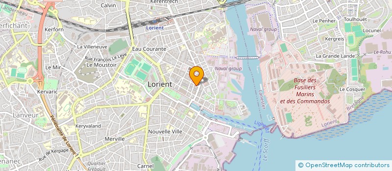 localisation de l'entreprise IMMO-COM  LORIENT