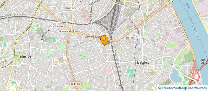 localisation de l'entreprise IMMO COM à BEGLES