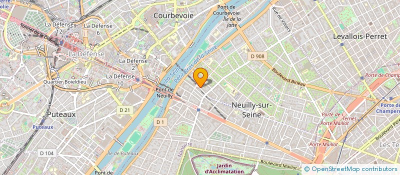 localisation de l'entreprise IMMO COMMERCE AGENCY à NEUILLY-SUR-SEINE