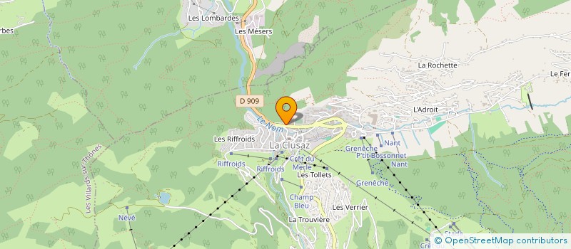 localisation de l'entreprise IMMO-CONCEPT à LA CLUSAZ