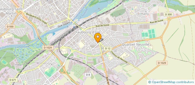 localisation de l'entreprise IMMO CONCEPT à SAINT-QUENTIN