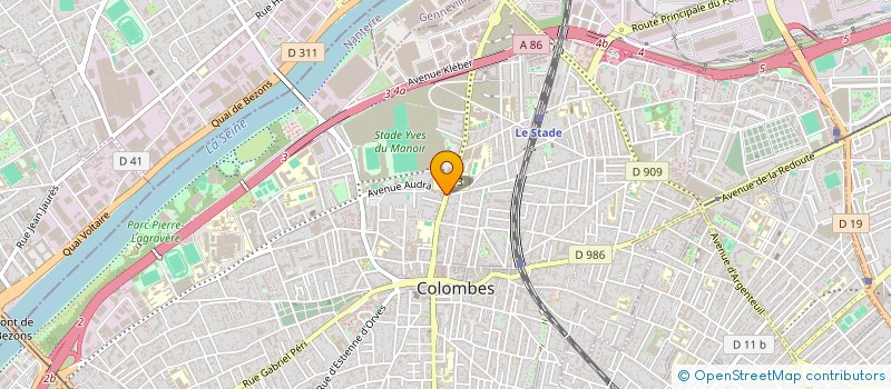 localisation de l'entreprise IMMO CONCEPT SERVICES  COLOMBES