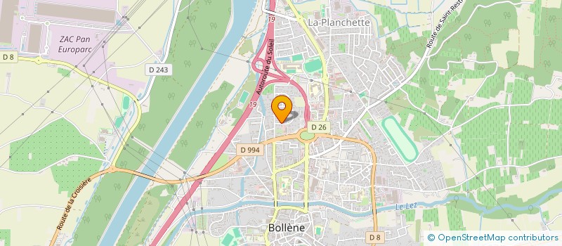 localisation de l'entreprise IMMO CONCEPTS  BOLLENE