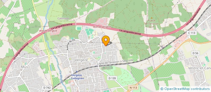 localisation de l'entreprise IMMO-CONFAIS  VERGEZE