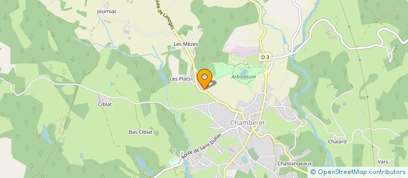 localisation de l'entreprise IMMO-CONFORT à CHAMBERET