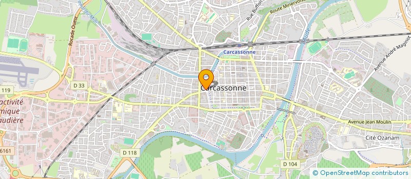 localisation de l'entreprise IMMO CONSEIL 11 à CARCASSONNE