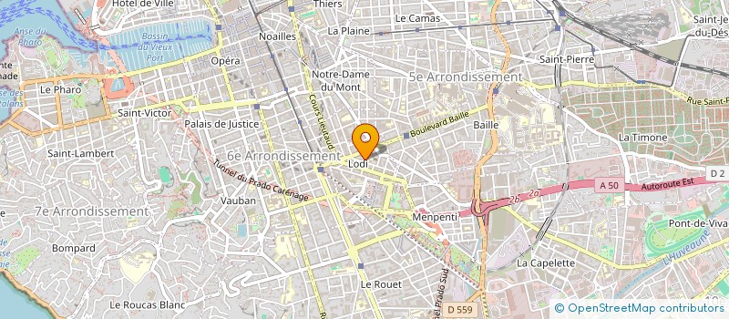 localisation de l'entreprise IMMO & CONSEIL 13  MARSEILLE