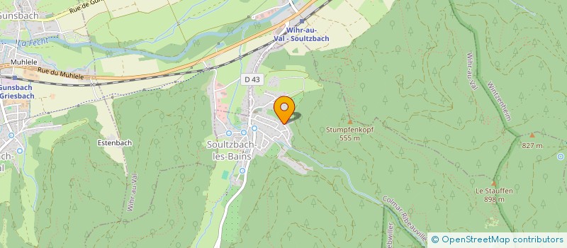 localisation de l'entreprise IMMO CONSEIL WEIBEL  SOULTZBACH-LES-BAINS