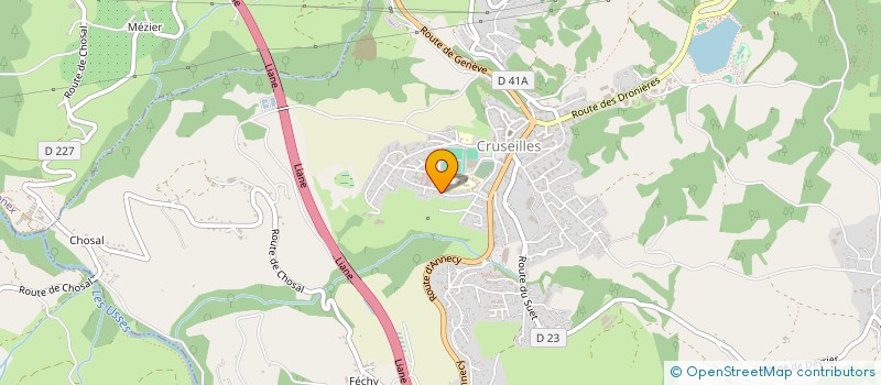 localisation de l'entreprise IMMO CONSEILS CRUSEILLES  VALLEIRY