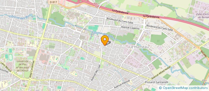 localisation de l'entreprise IMMO CONSEILS PHOEBUS à PAU