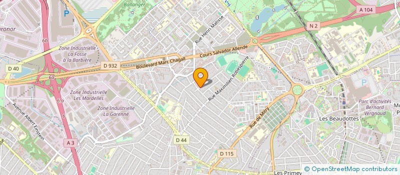 localisation de l'entreprise IMMO CONSO  AULNAY-SOUS-BOIS