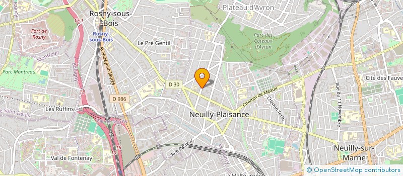 localisation de l'entreprise IMMO CONSTRUCT à NEUILLY-PLAISANCE