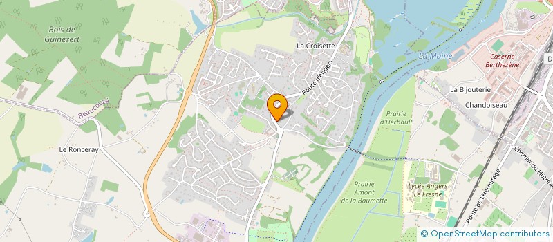 localisation de l'entreprise IMMO CONSTRUCTION  MONTREUIL-JUIGNE